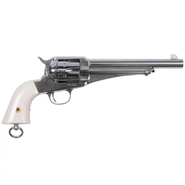 Uberti 1875 Single Action Army Outlaws & Lawmen "Frank" .357 Mag 7.5" Bbl F/N Plated Steel Revolver 356723